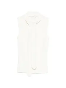 Асимметричный облегающий топ Lemaire, белый