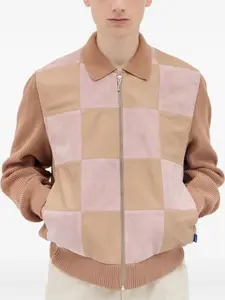 Куртка с трикотажными вставками Awake NY, коричневый