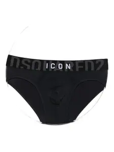Трусы-брифы Icon-band DSQUARED2, черный