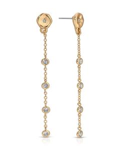 Изящные серьги-подвески Мечта ETTIKA, Gold