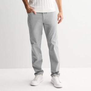 Мужские брюки премиум-класса прямого кроя с пятью карманами Flx, цвет silver nickel