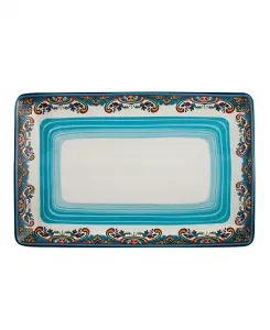 Прямоугольное сервировочное блюдо «Занзибар» Euro Ceramica, multicolor