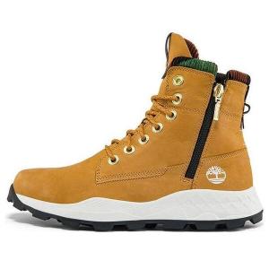 Кроссовки brooklyn side zip sneaker wide fit boot 'wheat nubuck with camouflage' Timberland, желтый
