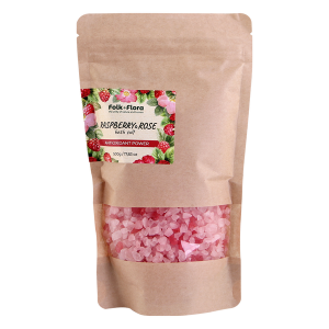 Соль для ванн, 500 г Folk Flora Róża&Malina