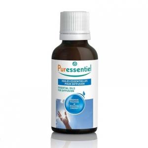 Рассеивающая смесь эфирных масел Positive Energy, успокаивающая ароматерапия, 1,01 жидкая унция, Puressentiel