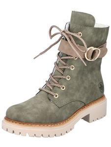 Ботильоны на шнуровке Rieker, Dark green