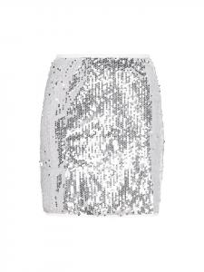 MyMo at night Женская юбка серебристого цвета