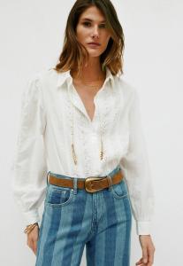 Блуза Hoss Intropia Button-down blouse, Off-White