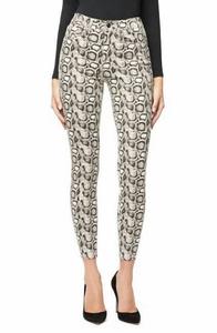 Джинсы-скинни с высокой посадкой и принтом змеи Good Waist в разноцветном цвете GOOD AMERICAN, мультиколор