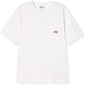 Футболка Coleman с круглым вырезом, короткими рукавами и карманами, белый