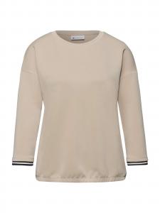 STREET ONE Лонгслив в бежевом цвете