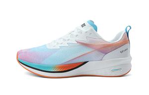 Амортизирующие устойчивые к истиранию низкие кроссовки с карбоновой пластиной для женщин LPMX, цвет синий оранжевый, ярко-синий