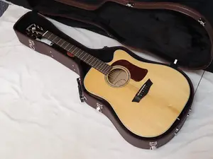 Акустическая электроструная гитара WASHBURN Heritage D100SWCE с вырезом, новая, с жестким чехлом HD100SWCEK