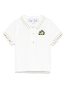 Футболка-поло с нашивкой-логотипом Tartine Et Chocolat, белый