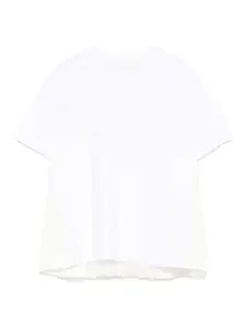 Футболка со вставками Sacai, белый
