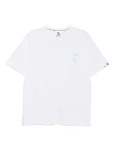 Футболка с короткими рукавами Aape By A Bathing Ape, белый