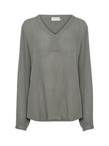 Янтарная блузка KAFFE, копченый жемчуг