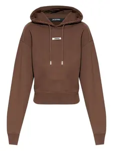 Толстовка с логотипом JACQUEMUS, коричневый