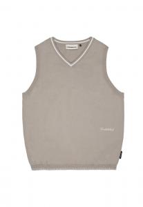 Вязаный топ Prohibited, серый