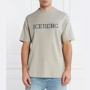 Футболка стандартного кроя Iceberg, серый