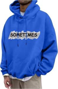 Толстовка с капюшоном для мужчин и женщин, Casual, длинные рукава