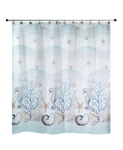 Занавеска для душа coastal terrazzo с принтом, 72" x 72" Avanti, Multi