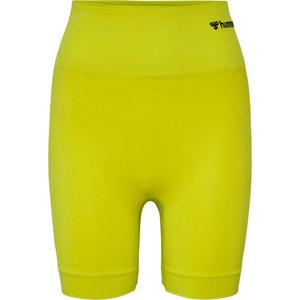 Бесшовные женские шорты для йоги Hmltif из переработанного полиамида HUMMEL, цвет gruen