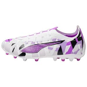PUMA Футбольные бутсы с защитой от скольжения, износостойкие, унисекс, белые, фиолетовые