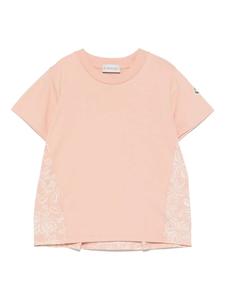 Moncler Enfant футболка с короткими рукавами, розовый