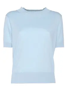 Топ с короткими рукавами Filippo De Laurentiis, синий