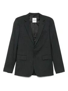 Пиджак в клетку SANDRO, серый