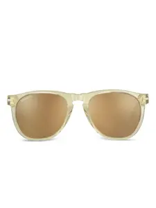 Солнцезащитные очки-пилоты Amboy Serengeti Eyewear, золотой