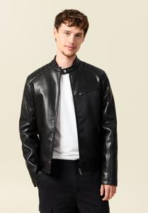 Куртка BONOBO Jeans LANGARM MIT BIKERKRAGEN, Noir/Black