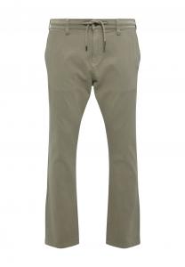 Брюки REGULAR MIT ELASTISCHEM BUND s.Oliver, оливковый