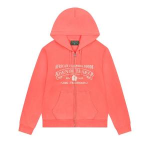 Худи Denim Tears ADG Zip Hoodie, Sea Coral