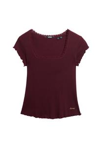 Superdry & Co Футболка 'Essential' в цвете Blood Red