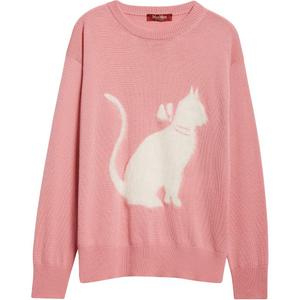 Джемпер из верджинской шерсти Max Mara MaxMara Studio, розовый