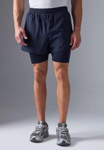 Спортивные шорты Pier One Sport 2IN1 RUNNING SHORTS WITH UNDERLAYER, Dark Blue
