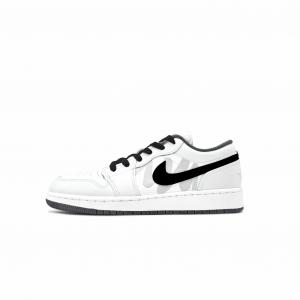 Jordan Кроссовки Air 1 Low top Vintage баскетбольные unisex серый белый