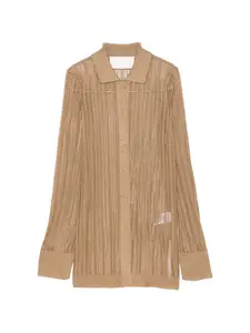 Кардиган крупной вязки Circus Hotel, бежевый