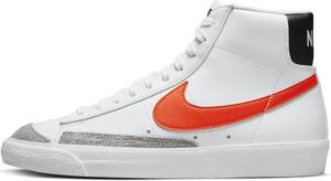 Мужские кроссовки Nike, White Safety Orange Wolf Grey Black