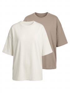 Studioselect Футболка 'Victoria' в цвете Camel, White