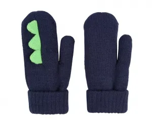 Northeast Outfitters Cosy Cabin Молодежные варежки с полосками и шипами, цвет Navy Dino