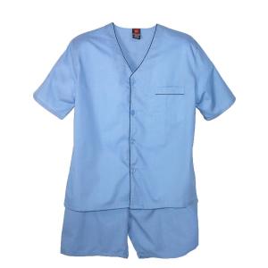 Мужской пижамный комплект с короткими рукавами и короткими штанинами Hanes, синий