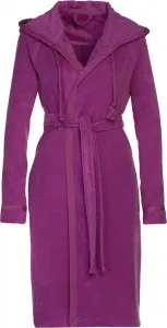 Халат Vossen "Jive" (1 шт.), с капюшоном, чистый хлопок, с окантовкой багажным ремнем, фиолетовый