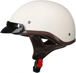 Ретро-полушлем, мотоциклетный шлем, противоударный шлем для скутера в немецком стиле с сертификатом ECE, полушлем-«джет» для мужчин и женщин, открытый шлем LPXPLP, F