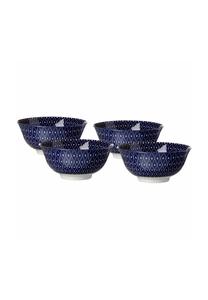 Набор из 4 мисок для мюсли Royal Reiko ø 15,5 см Royal Ritzenhoff & Breker бело-голубые