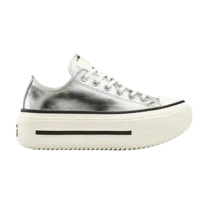 Кроссовки Converse Chuck Taylor All Star Lift Double Stack 'Silver Egret Black'