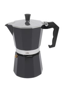 Эспрессоварка Классико, алюминий, на 6 чашек, 1,3 л Cilio, черный