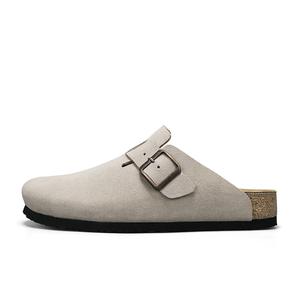 Женские сандалии с закрытым носком, резиновой подошвой и пробковой подошвой, устойчивые к истиранию Kung Fu partners, Sand